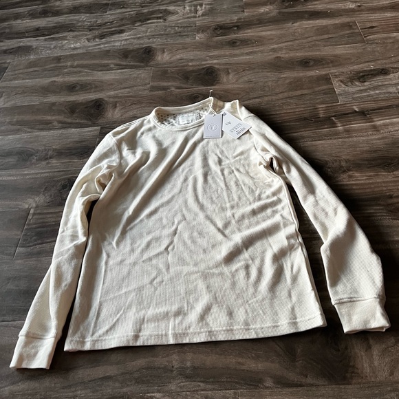 Denim & Flower Off White Long Sleeve Shirt Size Small - Picture 1 of 4